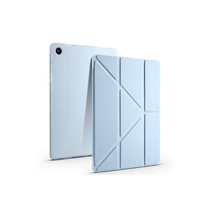 Étui intelligent Netzy Red pour Galaxy Tab A9 11 pouces, support pliable à trois volets avec compartiment pour stylet, matériau PC - Product Image 4