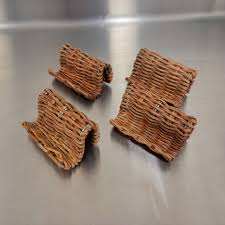 Porte-serviettes en rotin tissé à la main/support de vaisselle/décor à la maison rustique - Product Image 2