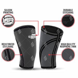 Genouillères en néoprène très vendues pour la musculation, offrant un ajustement souple, respirant et flexible, avec un tissu intérieur respirant et absorbant l'humidité pour - Product Image 6