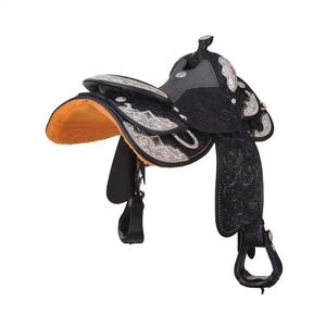 All Terrain <b>Horse</b> Saddle with Wood Tree for Western Riders Flexible Fit Soft Seat <b>Stable</b> Riding Balance Genuine Leather - Product Image 4