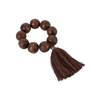 บ้านไร่ไม้แหวนผ้าเช็ดปากลูกปัดชนบทผู้ถือแหวนผ้าเช็ดปากชุดสำหรับตกแต่งตารางผลิตในเวียดนาม - Product Image 6