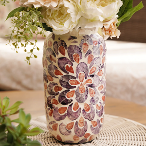 New Design Modern MOP <b>Vases</b> for Decoration Luxury Flower <b>Vase</b> Mother of Pearl Inlay Manufactured and Wholesaled From Vietnam - Product Image 3
