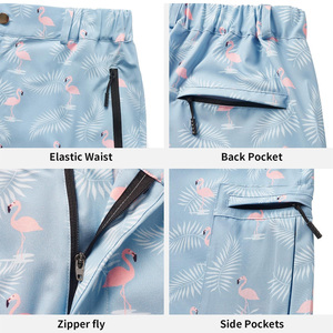 Tissu Oxford imprimé décontracté pour hommes, décoration en dentelle écologique, logo personnalisable, short respirant à séchage rapide, cadeaux d'événements - Product Image 4