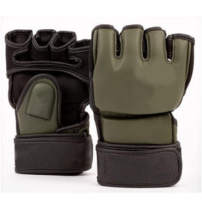 Guantes de Grappling de Piel Sintética PU de Alta Calidad, con Absorción de Humedad y Cierre de Gancho y Bucle, para Entrenamiento Unisex, Sparring, Kickboxing y Boxeo - Product Image 1