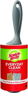 Rouleau anti-peluches Scotch-Brite Everyday Clean, lot de 2, 190 feuilles, éliminateur de poils d'animaux et de peluches pour vêtements, meubles et voiture - Product Image 5