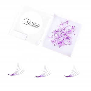 Ventilateurs de Volume préfabriqués Extensions de cils Ventilateurs d'extension de cils Cils Tige courte Ventilateurs de Volume préfabriqués lâches Cils bricolage naturel - Product Image 3