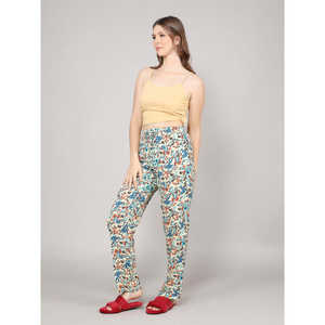 Pyjama Confortable Ultra Doux 100% Rayonne Imprimée avec Taille Élastique Respirant Vêtement d'Intérieur pour Familles Logo Personnalisé Fourniture ODM - Product Image 1