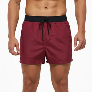 Short de gym en tissu de coton doux de qualité supérieure pour hommes vente en gros pas cher prix au-dessus du genou pantalon court avec poches pour hommes - Product Image 4