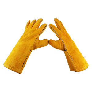 Guantes de soldadura Venta caliente de cuero de alta calidad TIG / MIG Guantes de soldadura Pakistán - Product Image 5