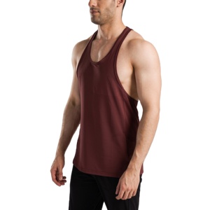 Camiseta sin Mangas de Poliéster/Algodón de Alta Calidad para Hombre, Transpirable, de Secado Rápido, con Estampado Personalizado, Informal Elegante, Ecológica, para Entrenamiento - Product Image 1
