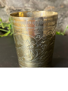 Vasos de Metal de Latón Tallado Vintage al por Mayor, Vasos Personalizados, Tamper para Café, Taza de Regalo, Sostenible, Clásico, Económico - Product Image 3