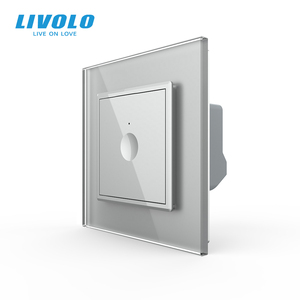 Interrupteur intelligent LIVOLO Matter 1 Gang 1 Voie avec cadre en verre et bouton PC pour Apple HomeKit Google Home Alexa, boîtier mural EU 80mm - Product Image 6