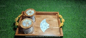 ชุดของขวัญรอมฎอนมูบาร็อคสุดพิเศษ กล่องเก็บอาหารอะคริลิคพรีเมียม พร้อมถาดเสิร์ฟไม้ 150 มล. รุ่นคลาสสิก - Product Image 4