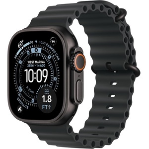 In Stock <b>Watch</b> Ultra 3 49mm GPS Cellular Titanium <b>Case</b> with Black Ocean Band MF0J4LW/A - Product Image 1