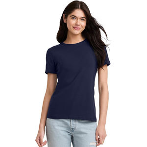 T-shirt pour femmes en fibre de maille douce, aérée, façonnant, mouvement doux, respirant, texture légère, confort quotidien décontracté - Product Image 1