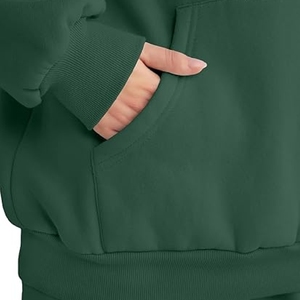 Survêtement à capuche pour femme 100% coton de qualité unique le mieux vendu Taille et couleur personnalisées - Product Image 6