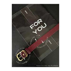 Ceinture carrée pour femme, ceinture pour pantalon, ceinture pour veste, ceinture pour robe - Bourgogne - Product Image 1