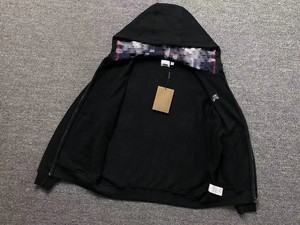 Sudadera con Capucha Estilo Británico Unisex de Forro Polar para Invierno, Bordado de Caballo de Guerra en el Pecho, Tirador de Cremallera Metálico, Logotipo Personalizable - Product Image 3