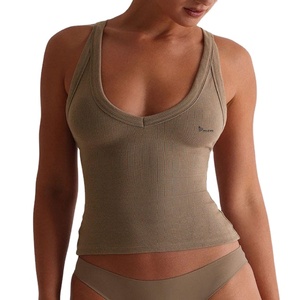 Ensemble de maillots de bain tankini sans manches personnalisés pour femmes, en polyester et élasthanne, extensible, séchage rapide, pour l'été - Product Image 3