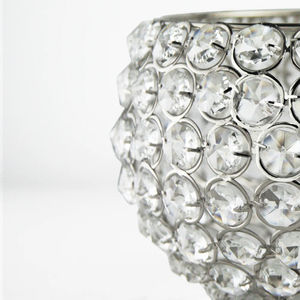 Vaisselle Bougeoirs en cristal et métal avec finition argent et or Parfait pour la décoration de maison et de mariage de qualité supérieure - Product Image 3