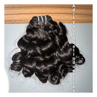 Extensions de Cheveux Indiens Bruts Bouclés de Qualité Supérieure pour Bébé, Cheveux Humains Vierges Remy 100% Personnalisés, Lots de Cheveux à Double Trame Faite à la Machine, Toutes Couleurs