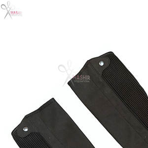 Polainas Ecuestres Negras Premium Unisex para Adultos, de Cuero Sintético Amara, con Cierre de Cremallera, HASHIR INTERNATIONAL - Product Image 4