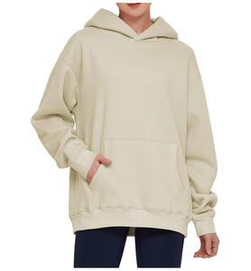 Conjunto de 2 Piezas de Sudadera con Capucha Larga Personalizada de Alta Calidad para Mujer, Pantalones Deportivos, Sudadera de Forro Polar, Sudadera Extra Grande de Invierno para Mujer - Product Image 1