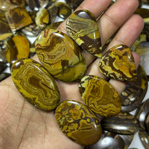 Outback Jasper cabujón suelto 100% Natural Outback Jasper piedra preciosa para la fabricación de joyas excelente corte Material de cristal al por mayor - Product Image 2