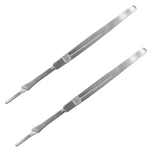 ด้ามมีดผ่าตัดทางออร์โธปิดิกส์ ราคาประหยัด ผลิตจากสแตนเลส ใช้ซ้ำได้ เหมาะสำหรับการผ่าตัดสัตว์ มีจำหน่าย - Product Image 1