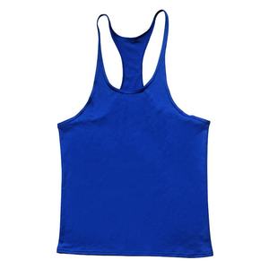 Breathable High Quality Custom Men's Fitness Tank Top Loose <b>Fit</b> Cotton Bamboo Fiber OEM Service - Product Image 3
