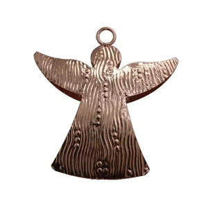 Classic Christmas <b>Angel</b> Wall Decorative <b>Ornaments</b> Customized Gold Plated Metal Hanging <b>Ornament</b> Bulk Christmas Decorative Design - Product Image 2