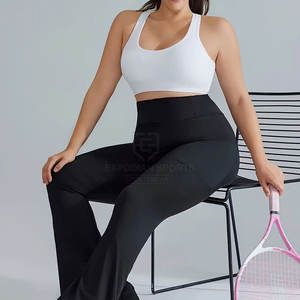 กางเกงออกกำลังกายทรงบานสำหรับผู้หญิง ดีไซน์ใหม่ เอวยางยืด ความยาวปานกลาง เหมาะสำหรับฤดูหนาว น้ำหนักเบา คุณภาพสูง สำหรับผู้ใหญ่ - Product Image 5