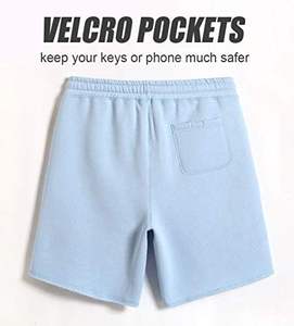 2024 personalizado de alta calidad 100% algodón gimnasio pantalones cortos para correr conjunto hombres transpirable cintura elástica cordón sólido lavado High Street - Product Image 3