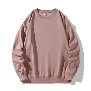 Nouveauté Sweat-shirt à col rond en coton et polyester personnalisé à épaules tombantes pour homme et femme, taille plus, surdimensionné - Product Image 1