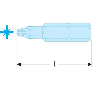 Puntas estándar Facom Serie 2 para tornillos Pozidriv, accesorio para destornillador - Product Image 2