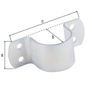 1 3/4\" GAH Steel <b>Clamps</b> L119xW40xH44mm Pack Size 10+ - Product Image 3