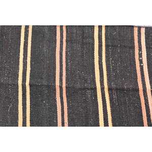 2.1x11.2 ft Runner Turkish Vintage Rug, <b>Brown</b> Animal Print <b>Wool</b> Rug - Product Image 5