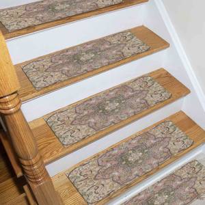 Tapis imprimé motif médaillon : Luxe moderne, lavable en machine, motif discret, tapis d'entrée - Product Image 5