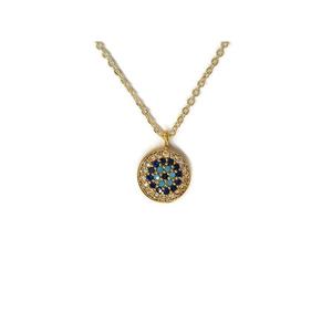 Collar colgante de moda Diseño de mal de ojo para estilo y protección - Product Image 1