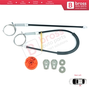 Kit de réparation de lève-vitre électrique arrière gauche BWR679 pour 307 3B 2003-2009 Cabriolet 2 portes 922393 - Product Image 3