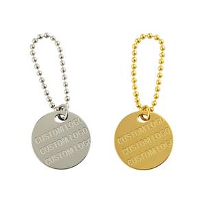 Etiquetas colgantes de metal para ropa con logotipo personalizado al por mayor - Product Image 2