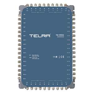 Telra TM-01032 10x32 Satellite <b>TV</b> Multiswitch Cascade 32 Way Output SMATV <b>Receiver</b> High Quality Metal 2 Year Warranty - Product Image 1
