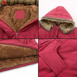 Nouvelle parka épaisse et chaude de grande taille pour femmes, veste longue parka d'hiver pour femmes, vente en gros - Product Image 5