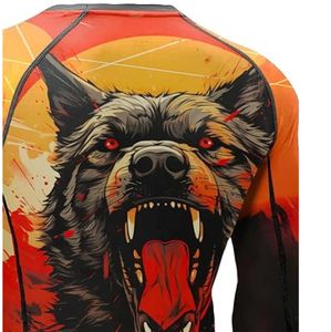 Customized Design Mma Rash Guard Bjj <b>Rashguard</b> Long Sleeve Manufacturers Oem <b>Rashguard</b> With Your Logo - Product Image 6