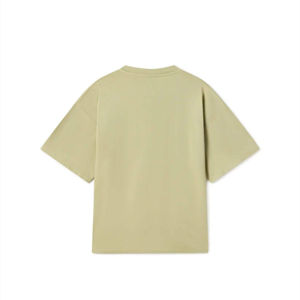 เสื้อยืดผู้ชายทรงโอเวอร์ไซส์ สไตล์สตรีทแวร์ ผ้าคอตตอนหวีอย่างดี คอเล็ก ไหล่ตก รับสกรีนลายตามสั่ง - Product Image 2