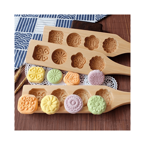 Moule à gâteau de lune en bois antiadhésif traditionnel sculpté ustensiles de cuisson prix bon marché 99GD - Product Image 6