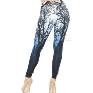 Legging uni respirant décontracté de haute qualité à taille mi-haute pour femme, idéal pour le fitness, faible MOQ - Product Image 2