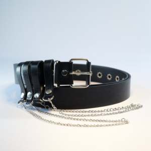 เข็มขัดโลหะแบบมีรูตาไก่สำหรับผู้หญิง - Product Image 2