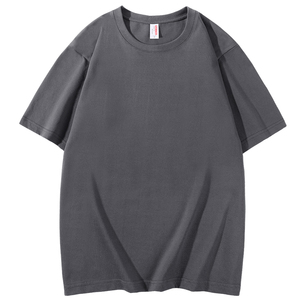 100% de algodón puro 220GSM para hombre, camisetas de verano, punto largo Multicolor, impresión Digital, logotipo personalizado, estilo Simple, superventas - Product Image 2