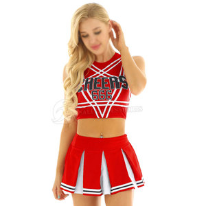 Uniformes de Animadoras al por Mayor, Tops de Uniforme para Chicas, Uniformes de Animadoras OEM, Uniformes de Animadoras Más Vendidos - Product Image 2